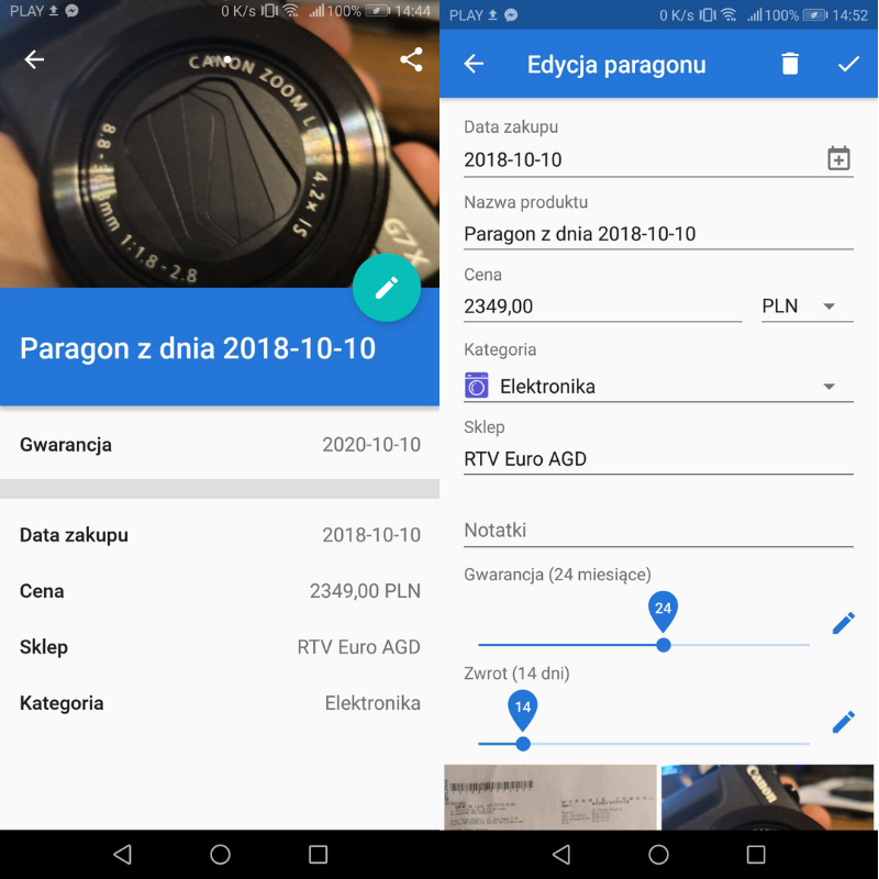 panparagon aplikacja